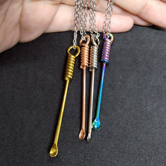 Metal Wire Spoon Necklace
