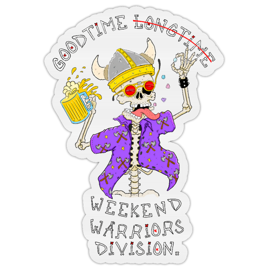 Weekend Warriors Sticker